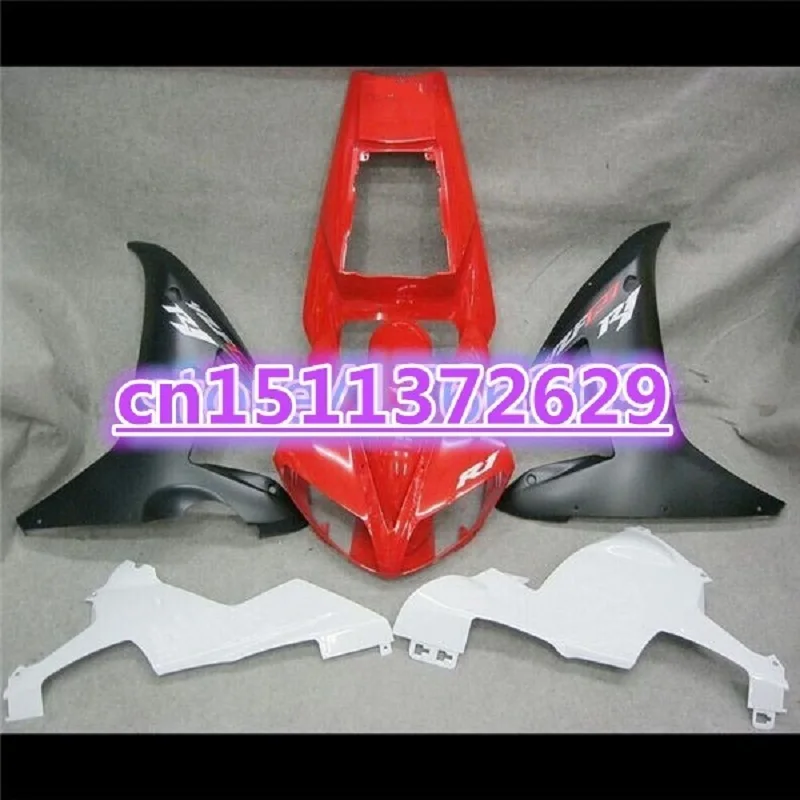 

Injection molding Fairing kit for YAMAHA YZFR1 04 05 06 YZF R1 YZF1000 2004 2005 2006 ABS red white black Fairings set