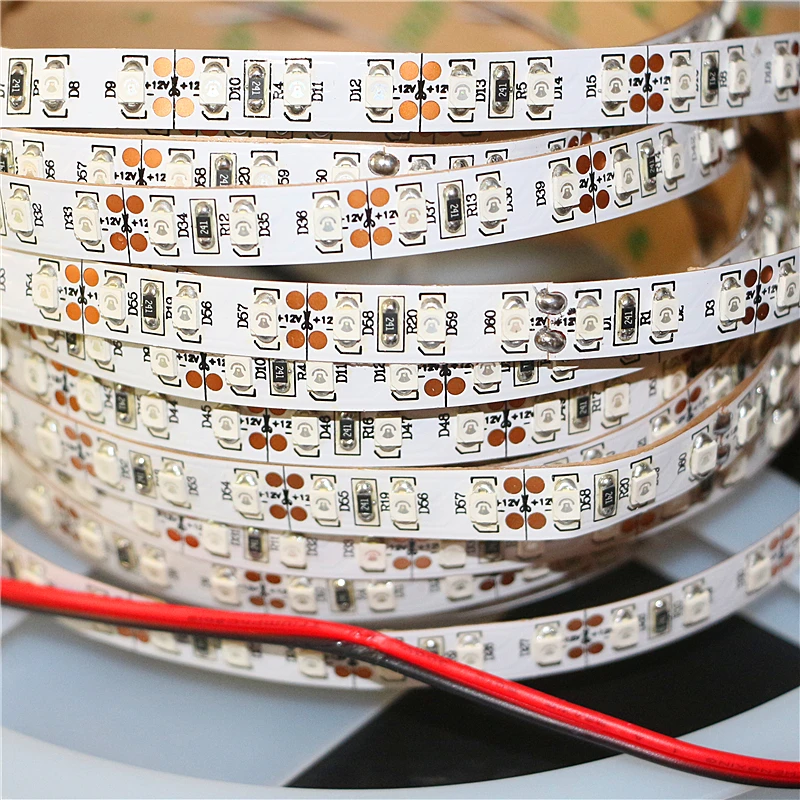 SMD 2835 3528 5050 УФ гибкий Светодиодные ленты светильник 12V 0 5/1/2 / 3 4 5 м 60 светодиодов/m