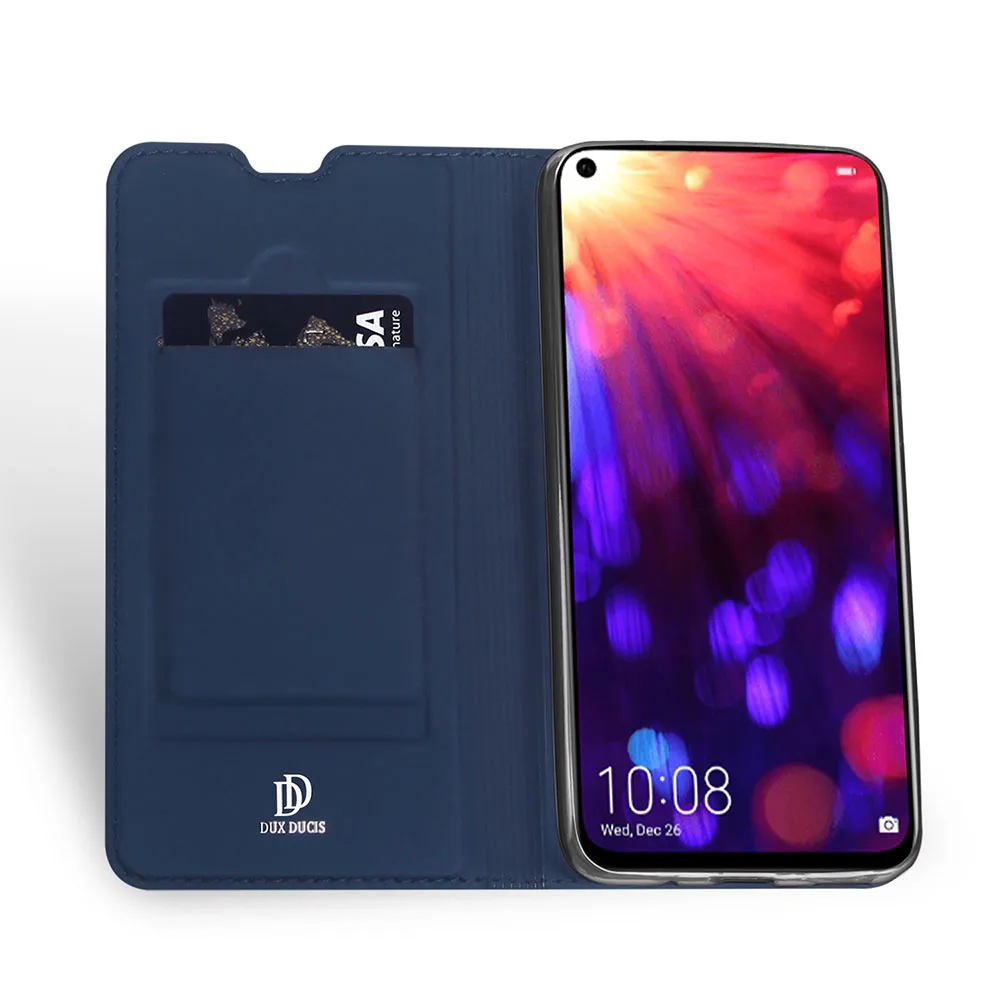 DUX DUCIS Чехол-книжка из искусственной кожи для Huawei Honor View 20 чехол V20 чехол-кошелек V