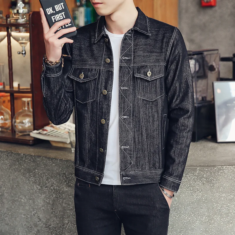 Новинка 2017 уличная Мужская джинсовая куртка в стиле хип хоп Ретро мотоциклетная