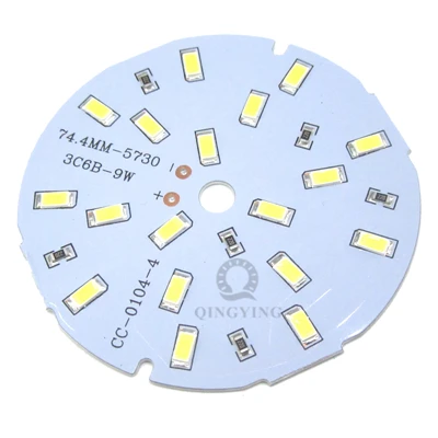 9W 10 шт. DC 12 В светодиодный светильник 5730 SMD печатная плата 3 Вт 5 Вт 7 Вт 9 Вт 12 Вт 15 Вт 30 Вт 45 Вт светильник для дома светильник ing DIY лампа - Испускаемый цвет: 9W