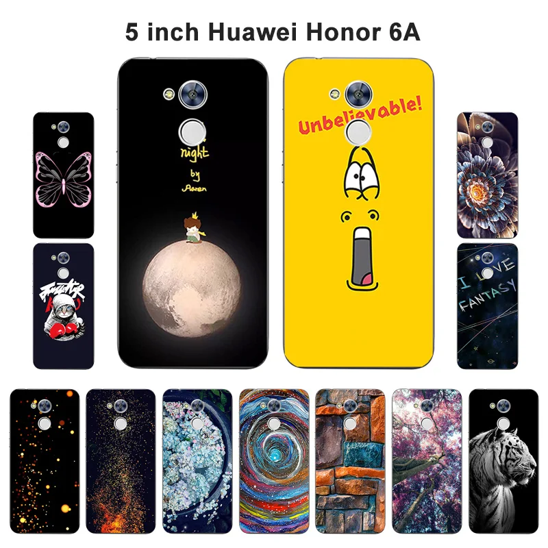 Модный мягкий ТПУ чехол для Huawei Honor 6A силиконовый модный окрашенный сумка|shell