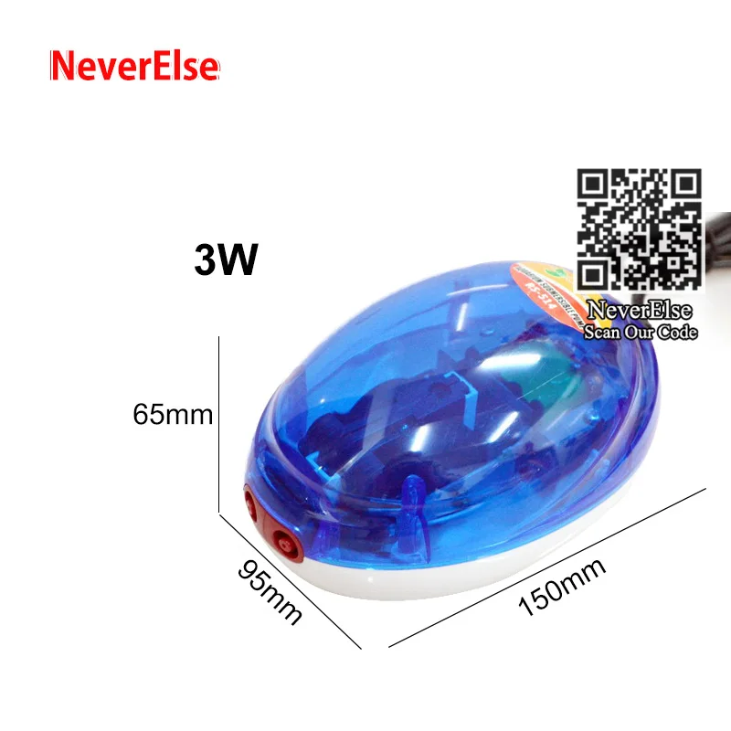 Aquarium Fish Tank Quiet Oxygen Air Pump with Accessories Air Stone Tube Provide Bubble Mini Air Compressor Single/Double Outlet - Цвет: 3W Double Outlet