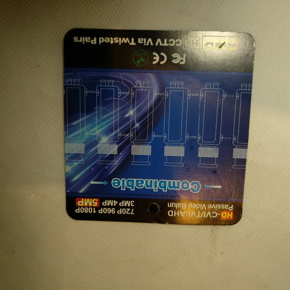 5mp HD CVI/TVI/AHD пассивный видео балун Поддержка камеры dahua HDCVI передача по UTP CAT5E/6