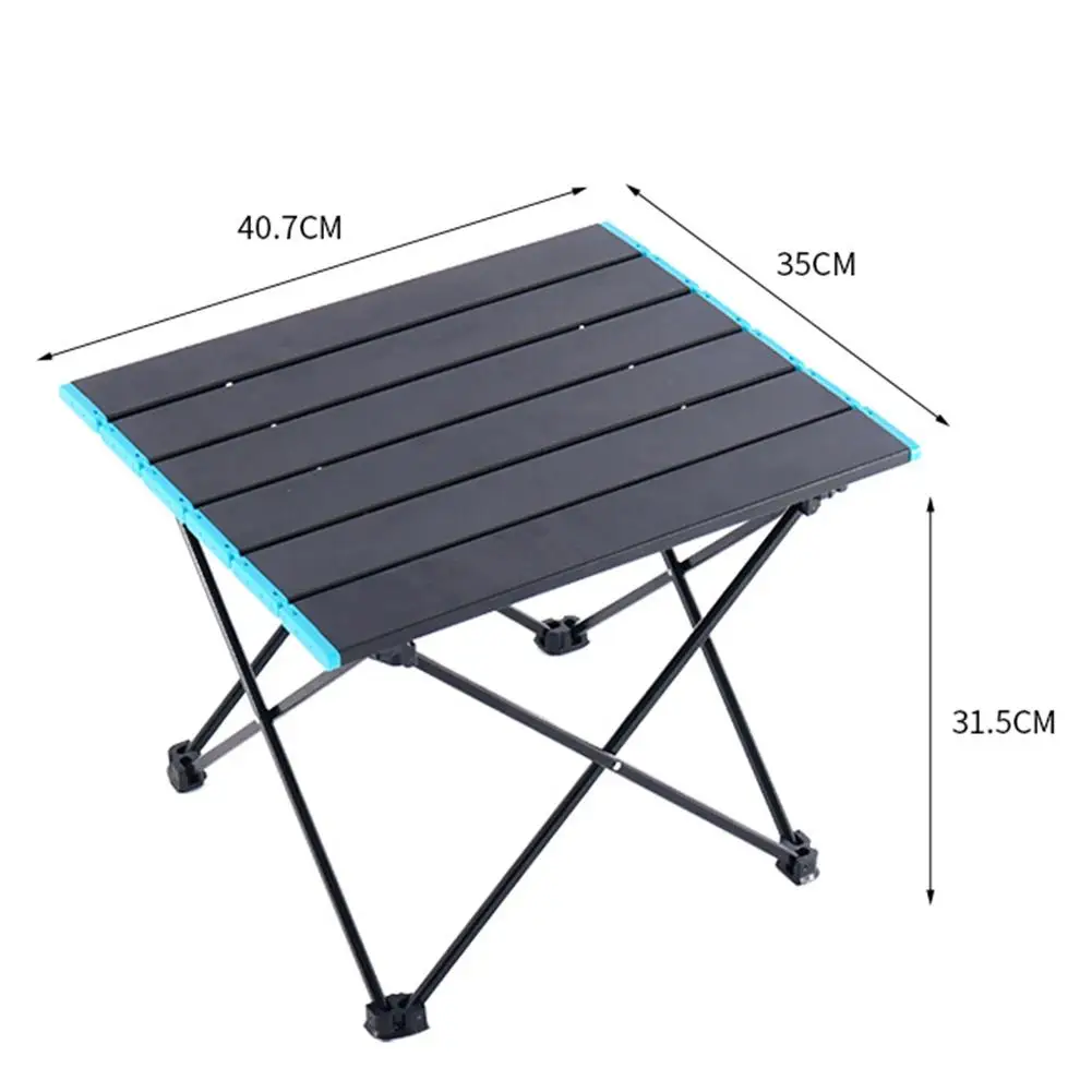 

Portable Table Foldable Folding Camping Hiking Desk Traveling Outdoor Picnic Al Alloy Ultra-light Travel Table for Wild Camping