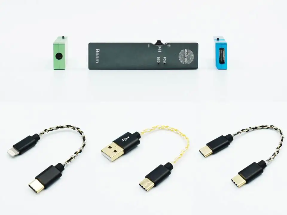 Портативный Hi Fi усилитель для наушников Audirect Beam ES9118 DSD128 USB DAC IOS/Android/ПК