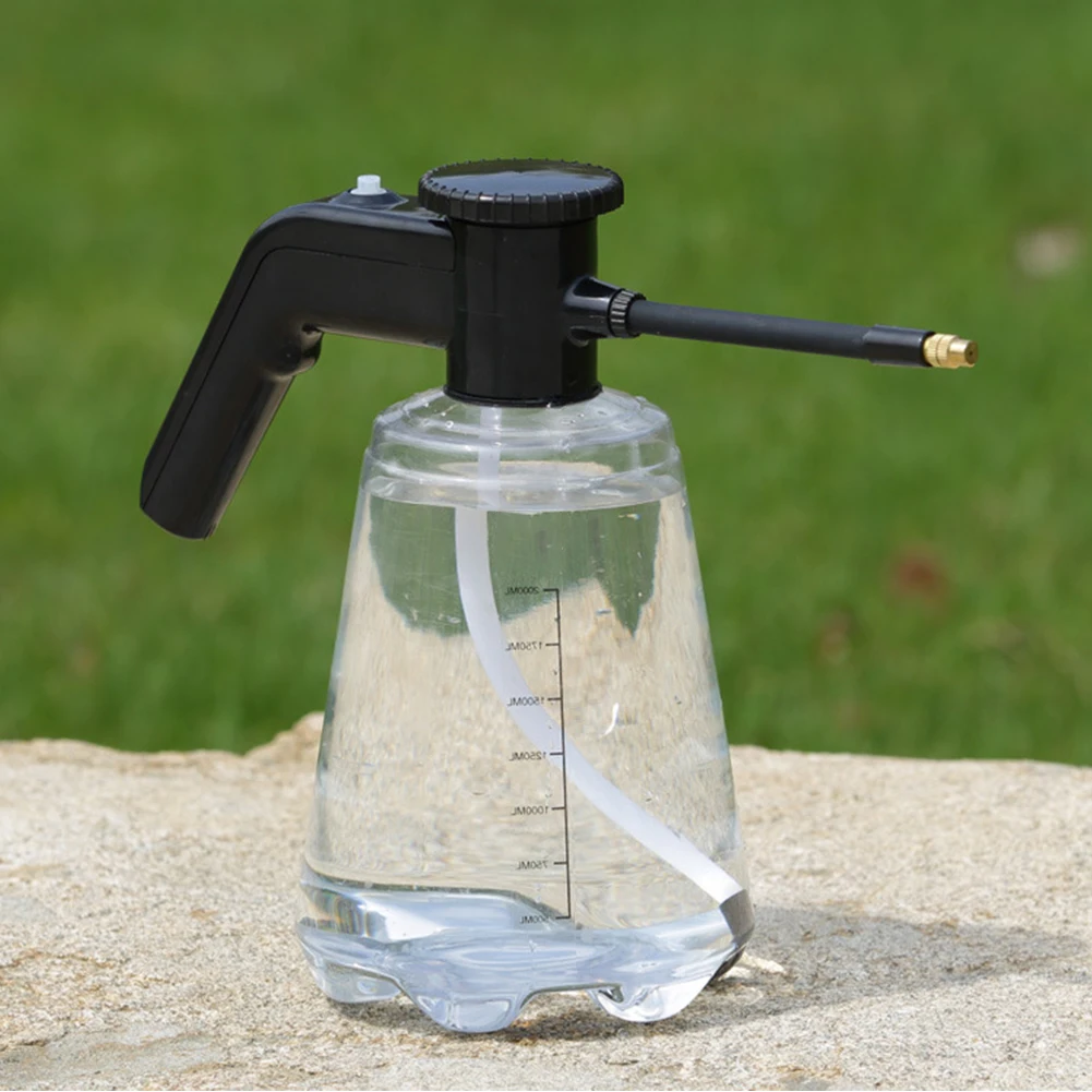 2L Tools Rotatable Nozzle Electric Sprayer Automatic Garden Portable Pot Adjustable Watering Can High Pressure USB Charge Bottle