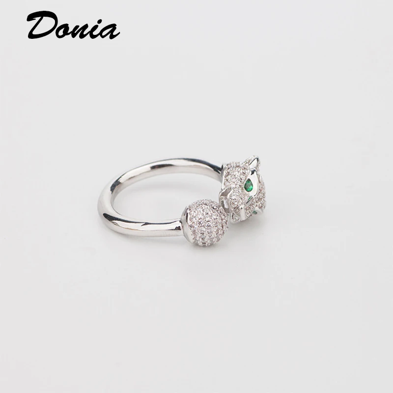 Ювелирные изделия donia Green Eyed Leopard Animal браслет мужской набор ювелирных изделий для