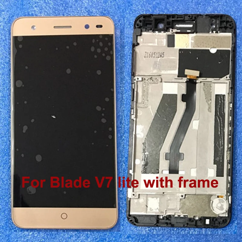 Новый для zte Blade V7 Lite ЖК дисплей сборки Дисплей + Сенсорный экран Замена Золото