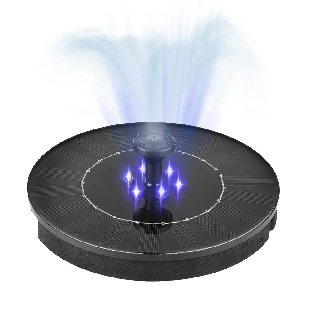 

210L / H Solar Fountain Solar Water Fountain Garden Pool Outdoor Pond Solar Panel Floating Fountain Fountain Garden Decoration