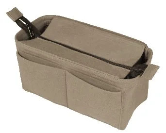 Khaki Настраиваемый Войлок Tote Organizer(w/Top Zipper) Neverfull MM GM PM Speedy 30 25 35 40 кошелек вставка сумка для подгузников - Цвет: Khaki