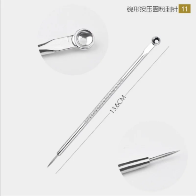 5pcs Stainless Steel Blemish Blackhead Come done Acne Removal Extractor Remover Needles Pimple Kit Makeup Tool / 500pcs |