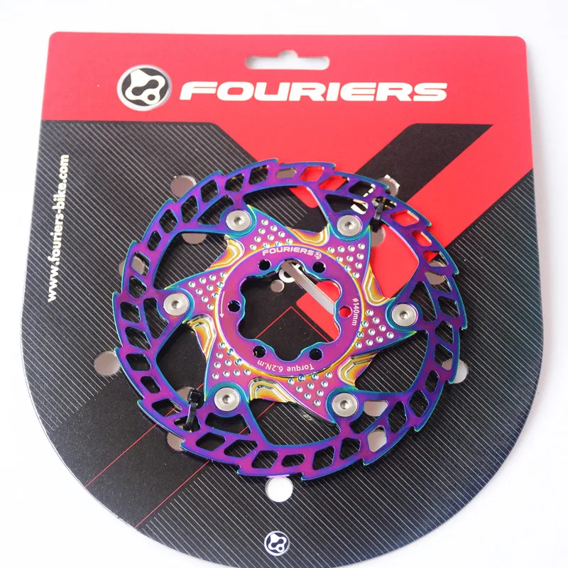 FOURIERS MTB велосипед тормозной диск роторы гидравлический механический дисковый тормоз для горного велосипеда ротор 140 мм 160 мм 180 мм 203 мм