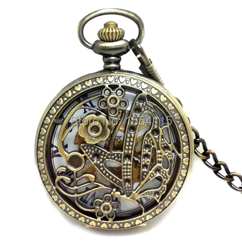 20 шт оптом DHL Бесплатная доставка бронзовые выдолбленные цветы Скелет