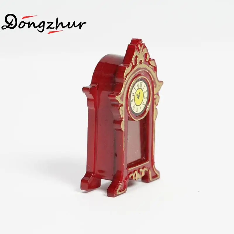 Миниатюрный Кукольный домик Dongzhur аксессуары для 1:12 винтажные мини-часы