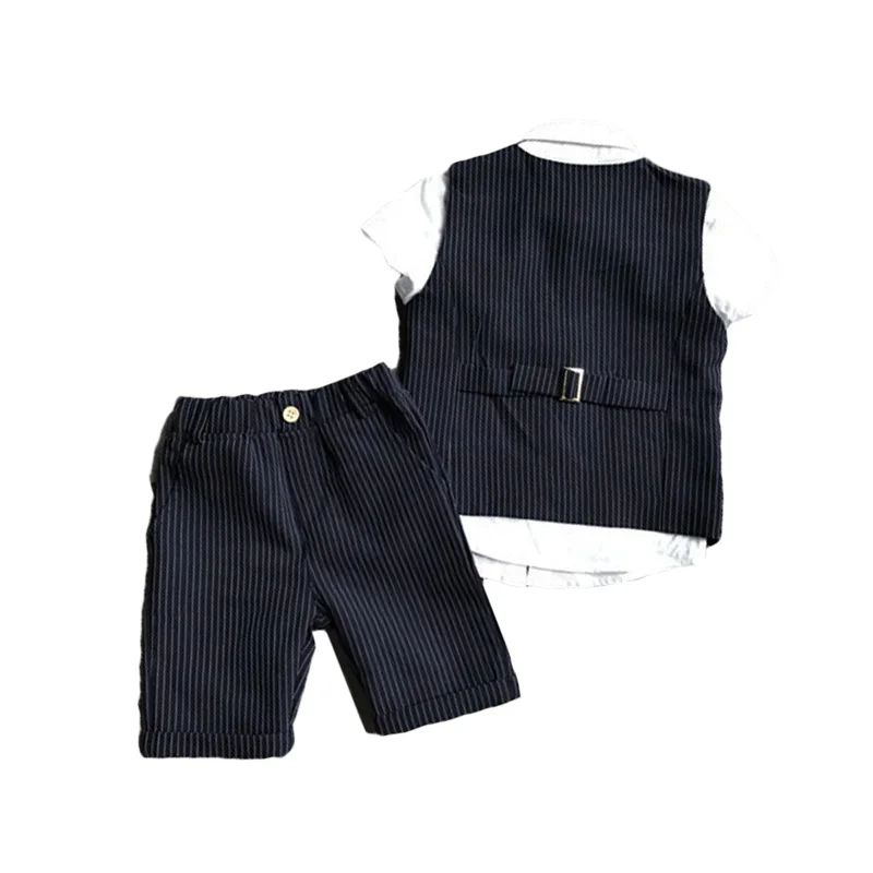 Большой коровы мальчик в полоску 3 шт. Обувь для мальчиков деловые костюмы