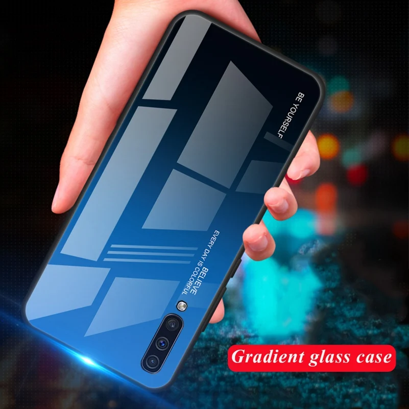Роскошный стеклянный чехол для Samsung Galaxy A51 A71 5G A01 A11 A31 A41 M11 M30s A50 A70 S8 S9 S10 Lite S20 Plus Ultra