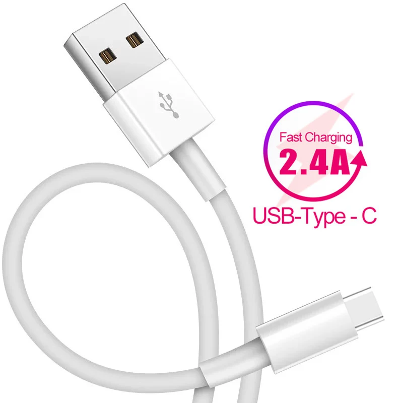 Кабель USB Type C для Xiaomi redmi Note 7 USB-C кабель быстрой зарядки и передачи данных Type-C Samsung