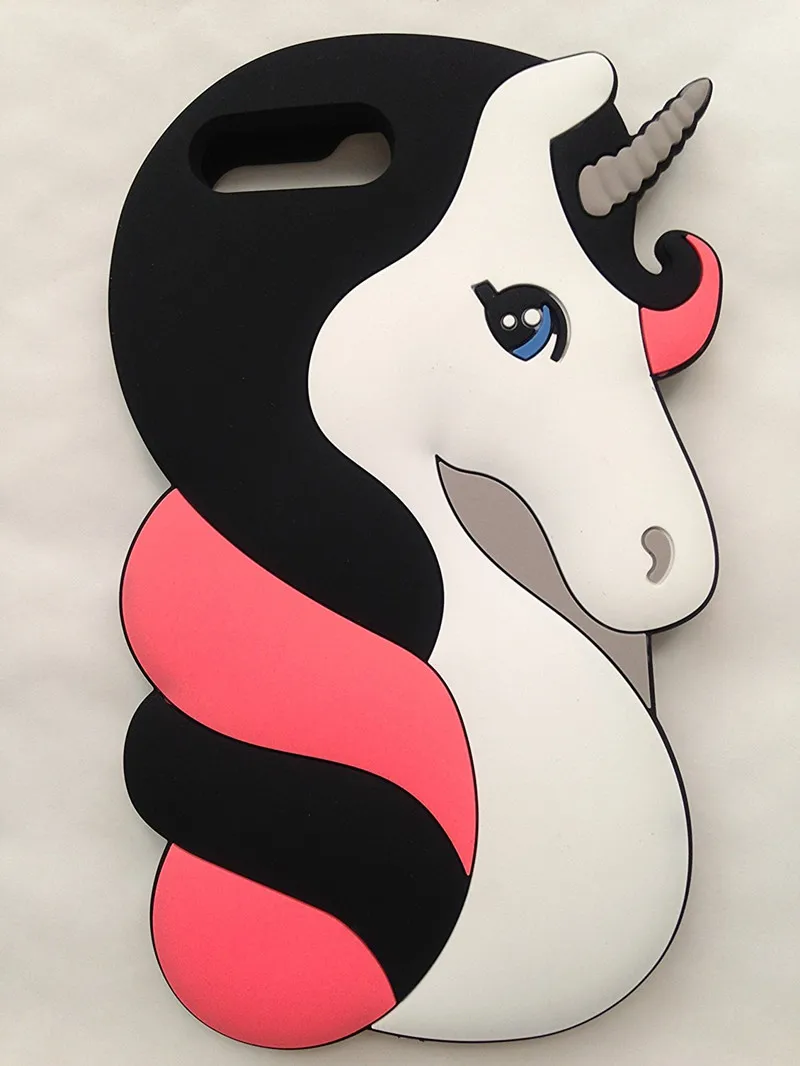 Горячая Мода 3D Rainbow Unicorn чехол для Apple IPhone 6 6s мягкий силиконовый Гелл телефон Коке
