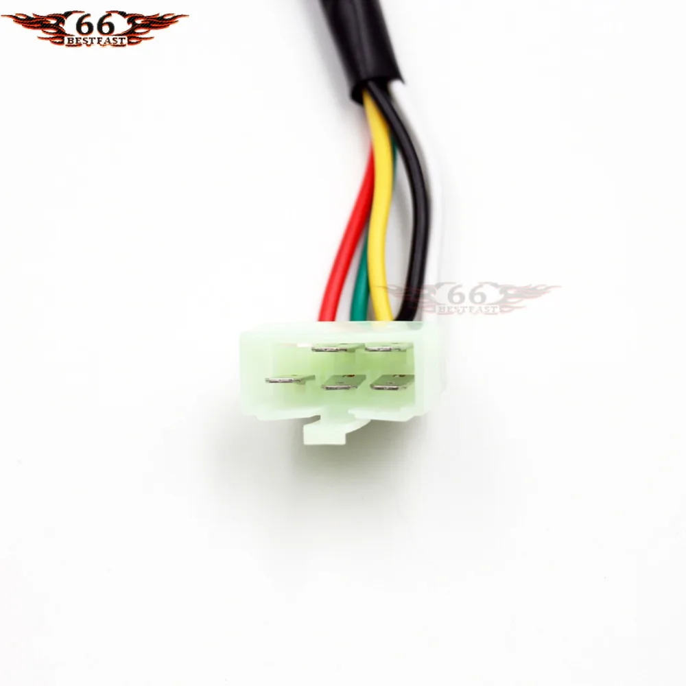 Переключатель зажигания UTV GO KART COOLSTER ATV 5 контактный провод китайский 50 150 250CC SUNL