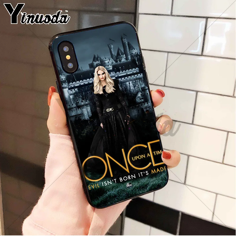 Мягкий силиконовый чехол Yinuoda Once Upon A Time из ТПУ для iPhone 8 7 6 6S Plus 5 SE XR X XS MAX оболочка |
