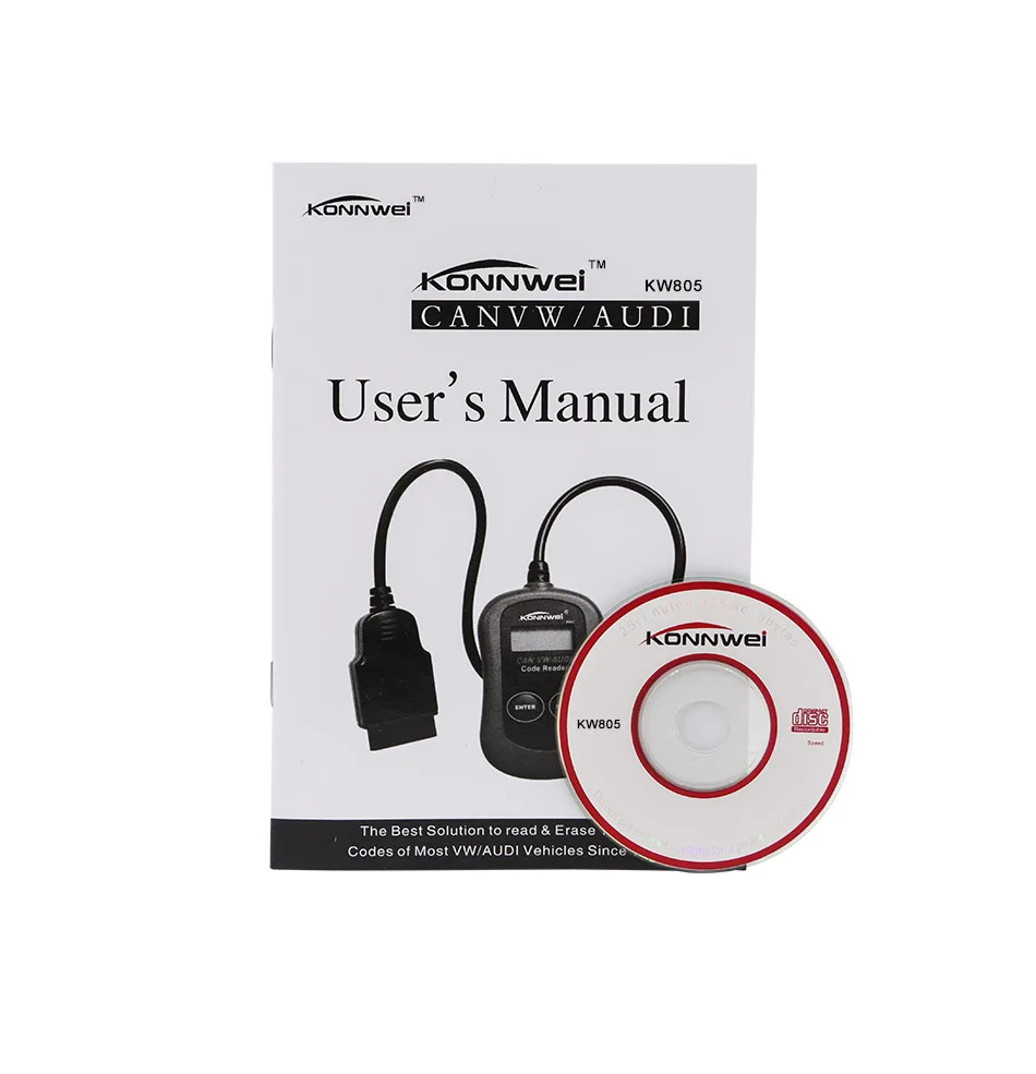 Новое поступление KONNWEI KW805 автомобиль код читателя Шина CAN OBD2 OBDII автомобиля