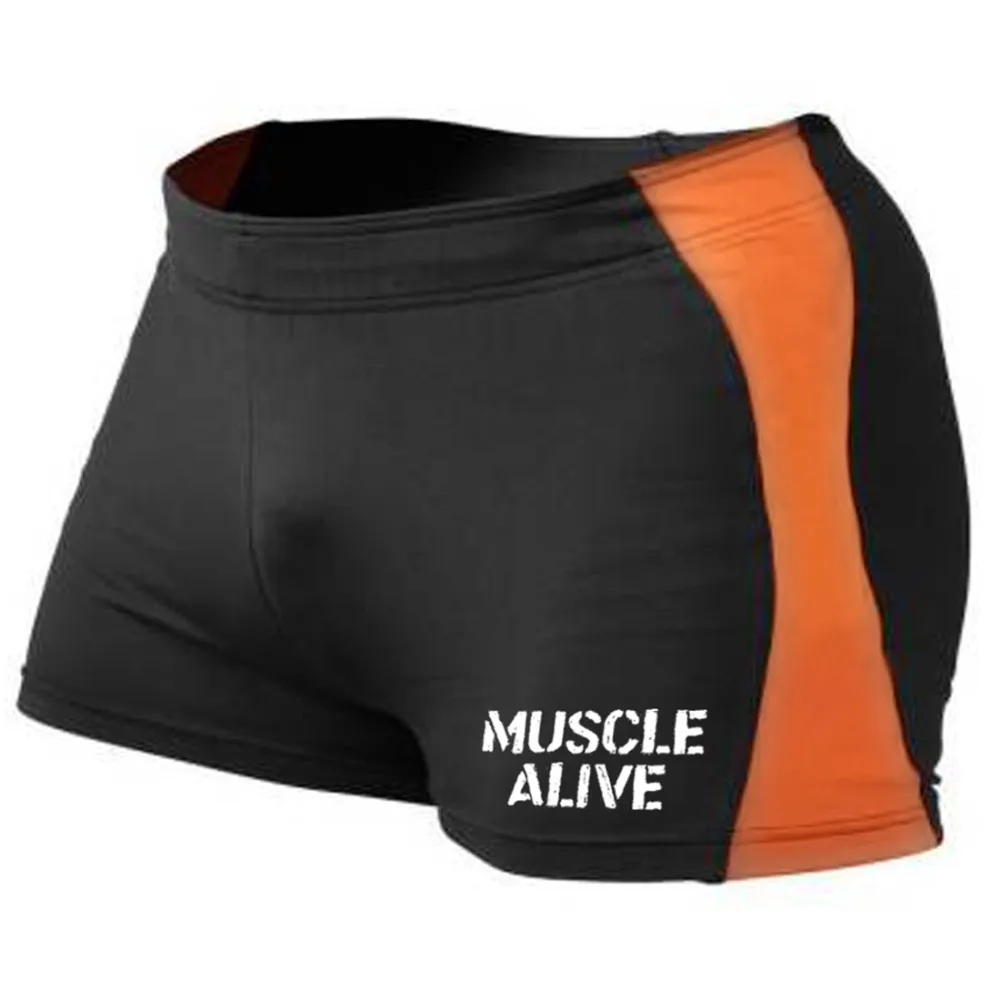 Облегающие мужские шорты MUSCLE реалистичные компрессионные Короткие штаны для