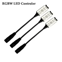 50pcs RGBW Controller 12V-24V Mini Dimmer Switch Multi Mode DC Plug to 5Pin for rgb w 5050/5730/5630 LED Lights Strips fita luz