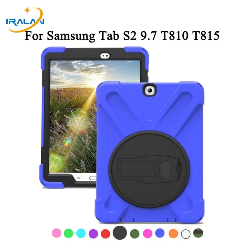 Детский ударопрочный чехол для Samsung galaxy tab S2 9 7 T810 T815 T819 T813 сверхпрочный