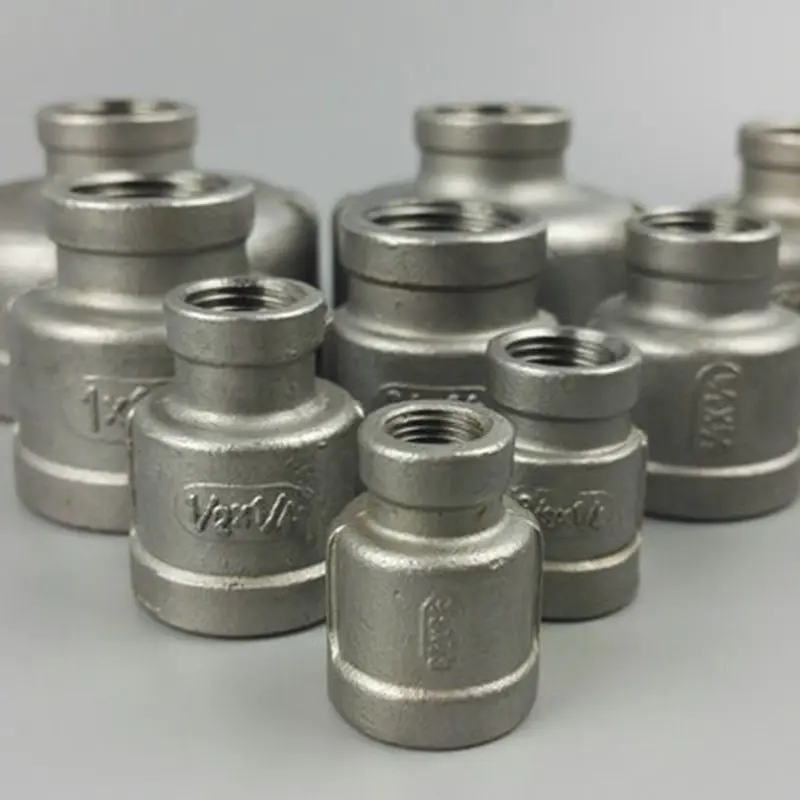 3/4 &quotдо 1/4&quot Женский BSP внутренняя Резьбовая труба равный фитинг 304 нержавеющая