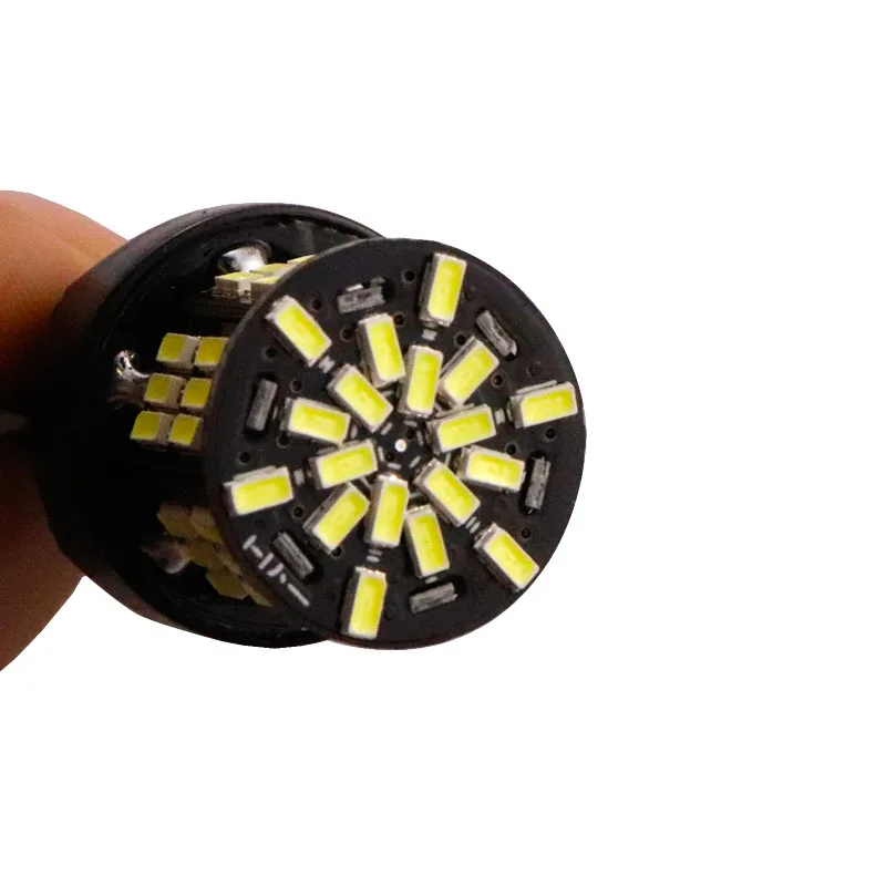 10 шт. T20 7440 лампы 54 led 3014 smd лампа 7443 W21/5 Вт автомобильная задний свет Стоп сигнал