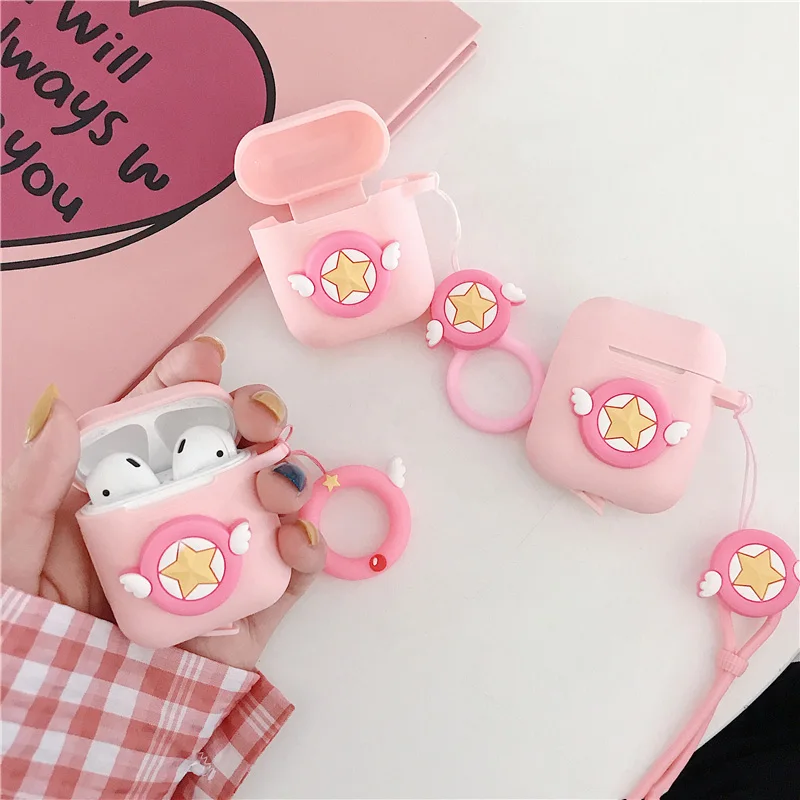 GlamPhoneCase красивая девушка пятиконечная звезда Airpods1/2 поколение защитный чехол Apple Беспроводная bluetooth-гарнитура коробка