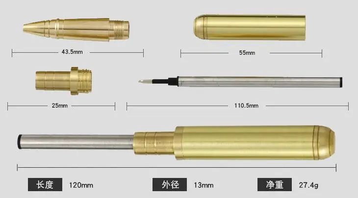 20 шт. высокоточные токарные детали с ЧПУ DIY деревянная ручка латунная аксессуары