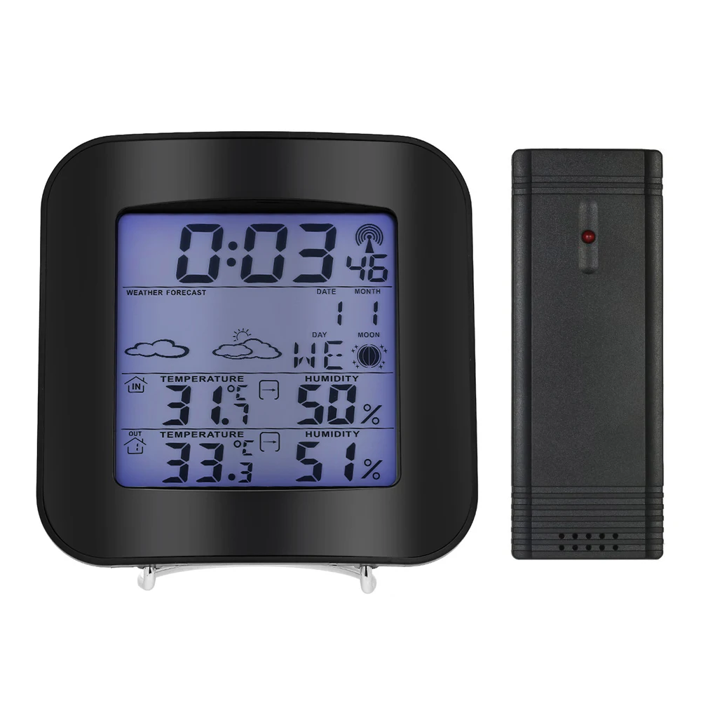 Беспроводной Барометр внутренняя и внешняя цифровая метеостанция температурный