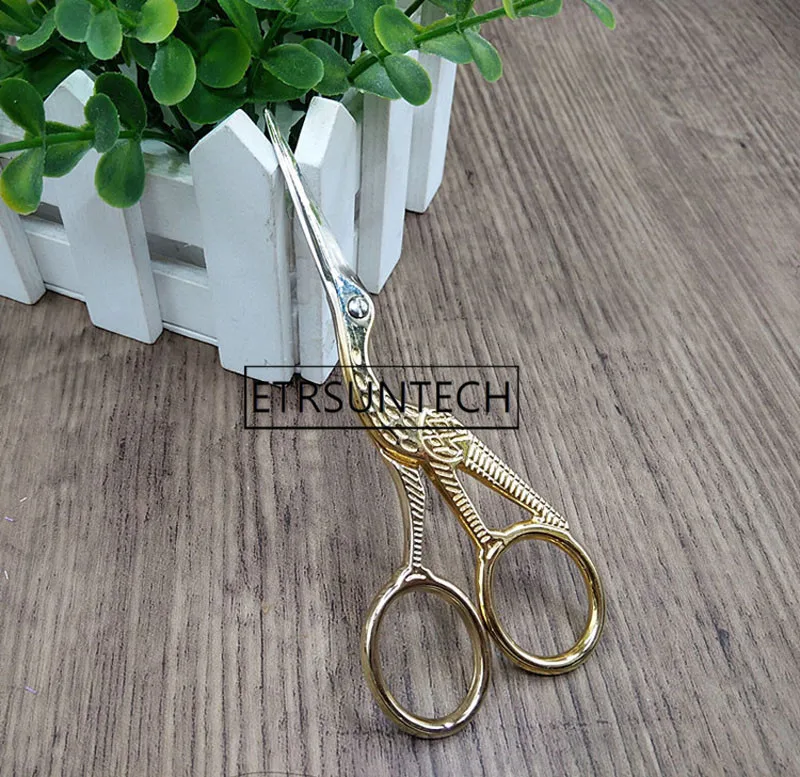 60 шт мини красочные углеродистая сталь вышивка форма журавля швейные ножницы Egret