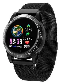 Ak19 IP68 Водонепроницаемые Смарт-часы для мужчин сердечного ритма smartwatch Браслет фитнес-трекер relogio Mp3 смарт-браслет спортивные часы - Цвет: black metal