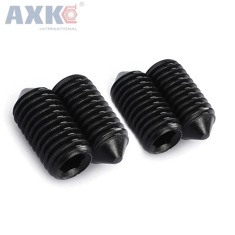 AXK 100 шт m2.5 * 4 8 сталь с черным окись шлицевая Винты без головки коническая