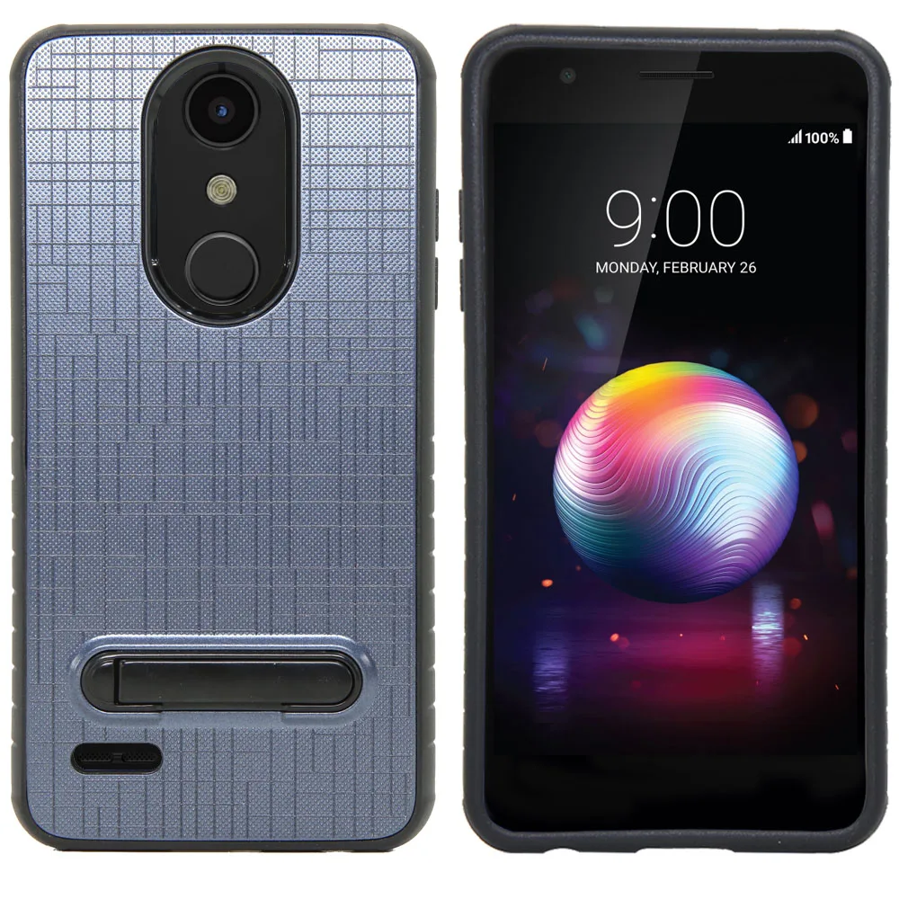 Двухслойный противоударный чехол с откидной ножкой для LG K10 2018/K30/Premier Pro LTE/K10 Alpha |