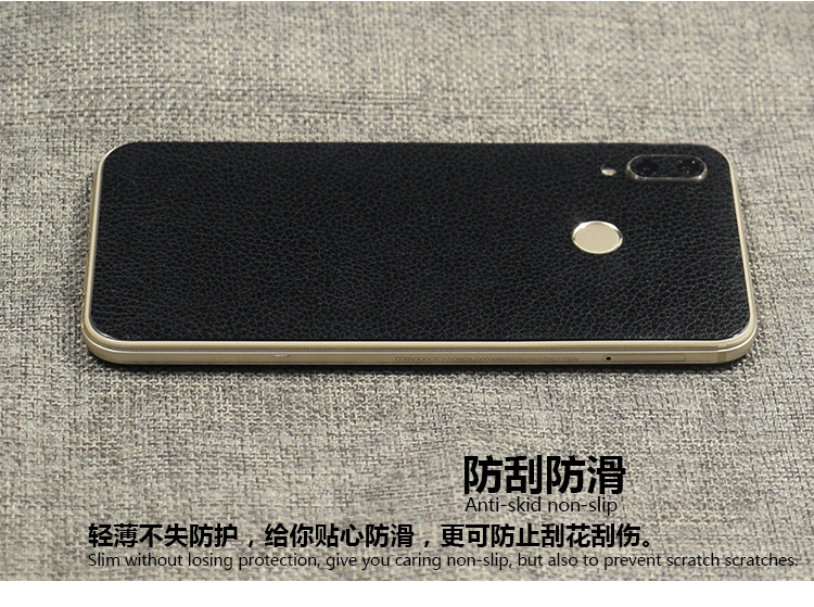 Зернистая кожа матовая задняя пленка для huawei Nova 3E 3i 3 телефон Nova3 декоративный