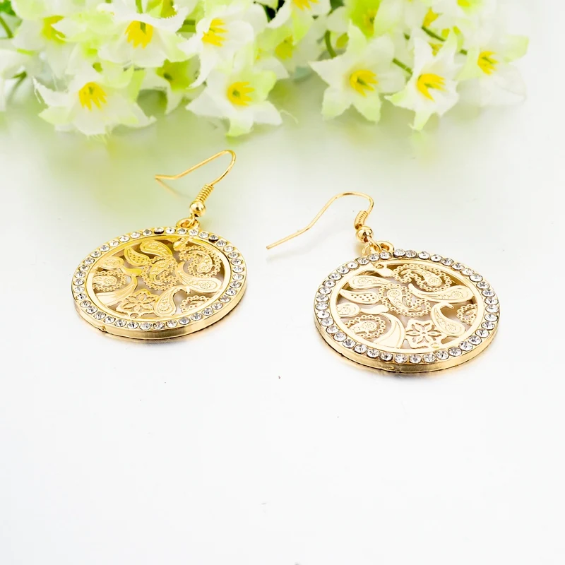 Женские серьги-подвески с австрийским кристаллом | Украшения и аксессуары