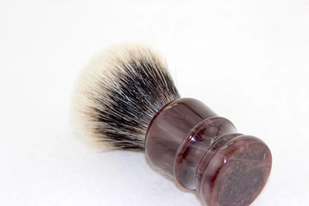 Frank shave (FS)-# FI24-FA26/FH26 тонкая кисть для бритья барсука с ручкой из искусственного