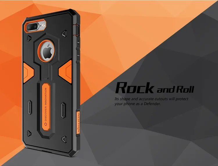 Противоударный защитный чехол для iphone 7 7 plus 6 6s plus iphone 7 iphone 8 plus iphone X XR XS Max чехол NILLKIN Defender 2 задняя крышка