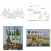 forest tree scenery metal cutting dies stencils for diy scrapbooking embossing decoration paper card craft die cuts new 2019