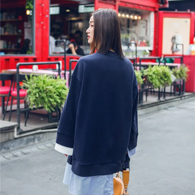 Тренд сеттер 2018 Весенняя мода с рисунком Ван Гога Женская толстовка длинным