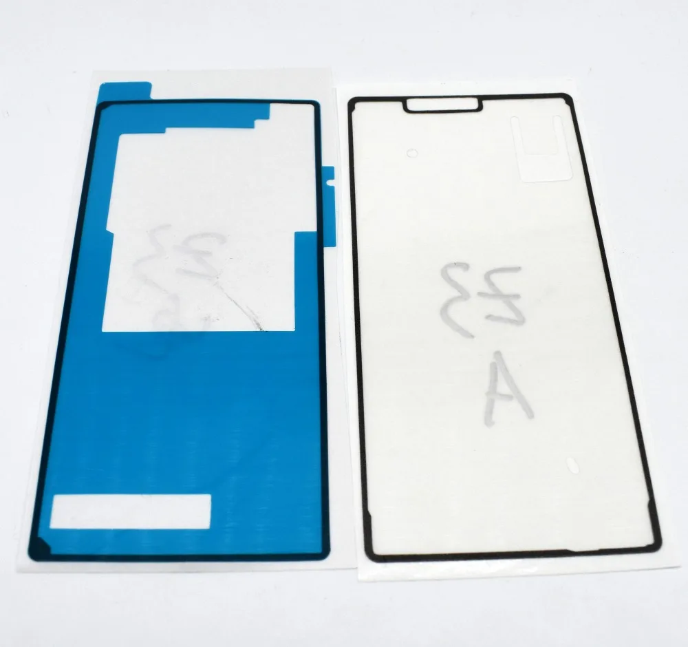 10 компл./лот Передняя ЖК панель клей и задняя крышка клейкая лента наклейка для Sony