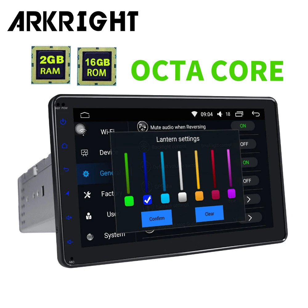 ARKRIGHT 8 '✝in Авторадио 2 + 16 GB Android 1 автомобильный радиоприемник стерео gps навис