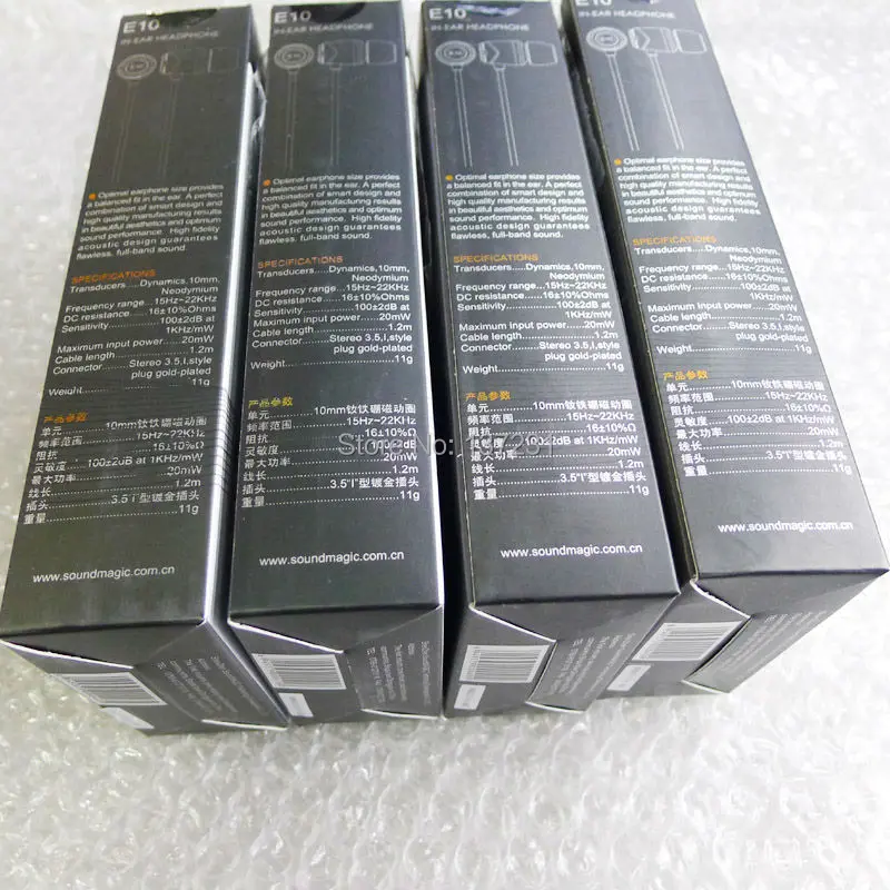Наушники SoundMAGIC E10 шумоизоляция наушники вкладыши черные и красные для MP3 плеера