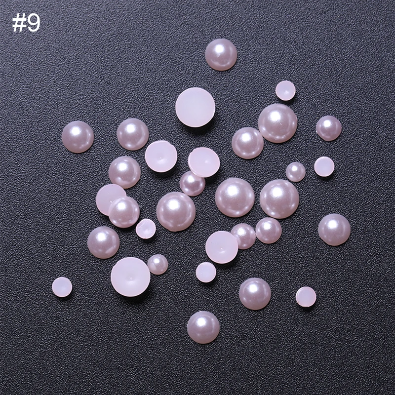 Камни для ногтей металлические шпильки полый лист Звезда Луна жемчуг 3D украшения