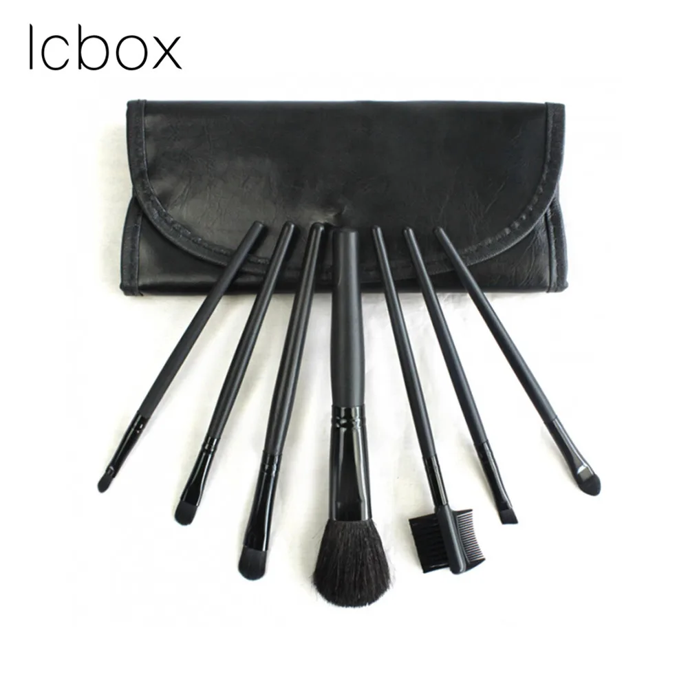 Lcbox Pro 7 шт. набор кистей для макияжа инструменты Парфюмерия Комплект Шерсть Марка