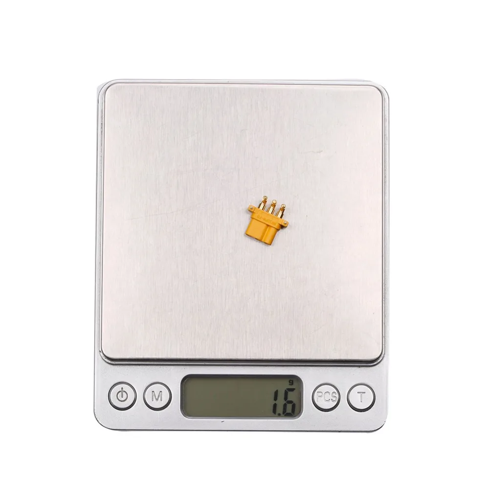 

Amass MR30 MR30PW Male Female Connector Plug W/ Sheath update from XT30 gold plated Plug for FPV RC Racing Drone parts